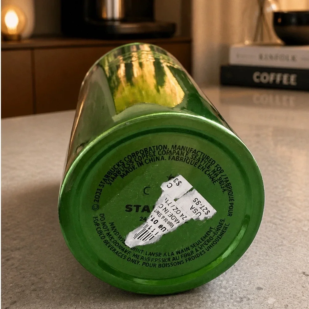 Starbucks 24oz Venti Limited Edition Emerald Green Stainless Steel Tumbler 2023‎